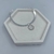 Pulseira Folheado a prata - Rabo de rato Circulo pequeno cravejado com mini paz no meio - comprar online