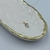 Colar Bijuteria - Gota pequena pontuda de zircônia náilon na internet