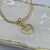Pulseira Folheado a ouro - Cordão baiano - Coração Love