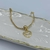 Pulseira Folheado a ouro - Cordão baiano - Coração Love - comprar online