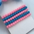 Conjunto infantil laço + kit de pulseiras - Com pin Granulado (Rosa) Pompom na internet