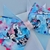 Conjunto infantil laço + kit de pulseiras - Minie com unicôrnio - Rosana Bijoux 
