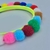 Tiara infantil - Pom pom colorido Grande - Rosana Bijoux 