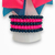 Conjunto infantil laço + kit de pulseiras - (Azul e Rosa neon) - comprar online