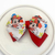 Conjunto infantil laço + kit de pulseiras - Minnie Vermelho e azul