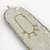Pulseira circulos de cristal transparente pendurados