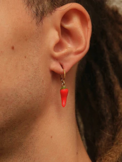 Brinco mini pimenta - Luiza Vergilio Co.