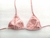 Top Biquíni Cortininha Rosé Cintilante