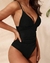 Maiô Body Plissado Preto - comprar online