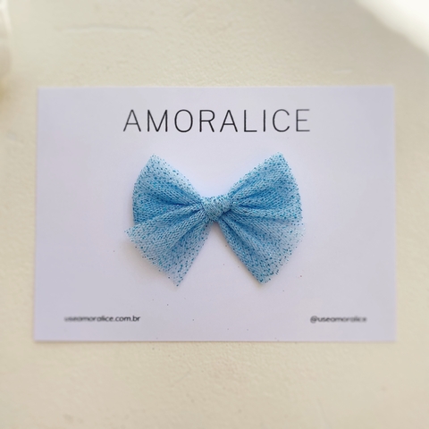 Tule Glitter - Azul - comprar online