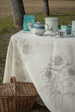 Mantel Dahlia - Platinum Blonde - Varias Medidas - - comprar online