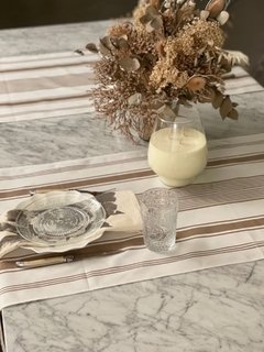 Mantel Raya French ocre (algodón)
