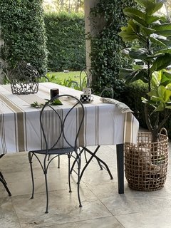 Mantel Raya French ocre (algodón) - tienda online