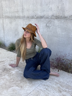 Remera cuello V 3/4 - Charles By Celine