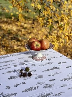 Mantel impermeable Flores Negras - Charles By Celine