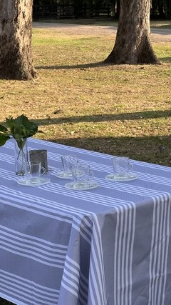 Mantel Impermeable 5 Rayas GRIS - Charles By Celine
