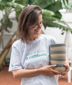 Camiseta Não é Bowl, é Cumbuca - Hecho por Cami