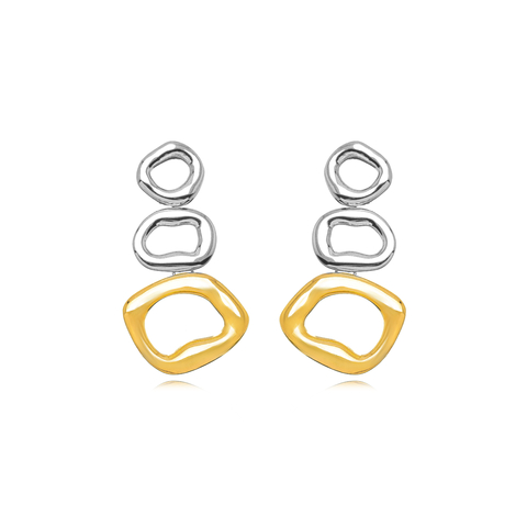 Brinco orgânico vazado duo - comprar online