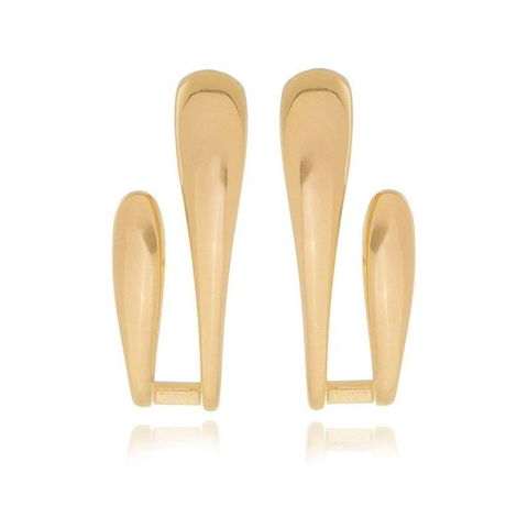 Brinco ear hook duplo