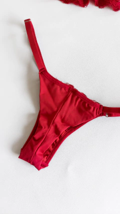 Espartilho Vênus Completo Vermelho. Ref 306 - comprar online