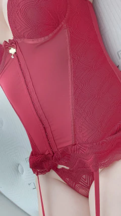 Espartilho Vênus Completo Vermelho. Ref 306 na internet