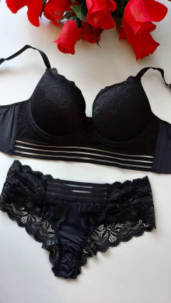 Conjunto Sensual Preto. Ref. 205 - comprar online