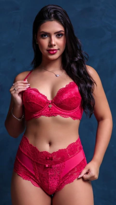 Lingerie Fênix Vermelho. Ref 740