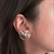 EAR CUFF BOLINHAS CORRENTE MIX DE BANHO