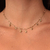 CHOKER CHUVA DE CORAÇÕES DOURADO