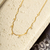 CHOKER CHUVA DE ZIRCÔNIAS DOURADO