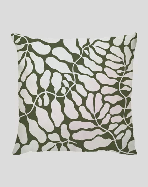 Capa de Almofada Cheflera Verde 45cm