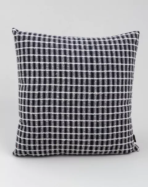 Capa de Almofada Chess Preto