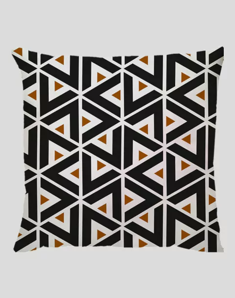 Capa de Almofada Prisma Terracota 45cm