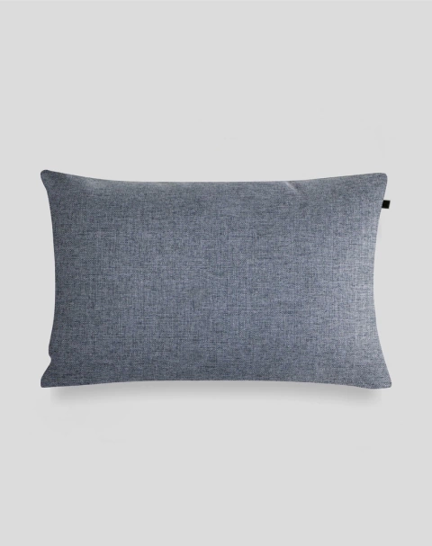 Capa de Almofada Retangular Lisa Azul Claro