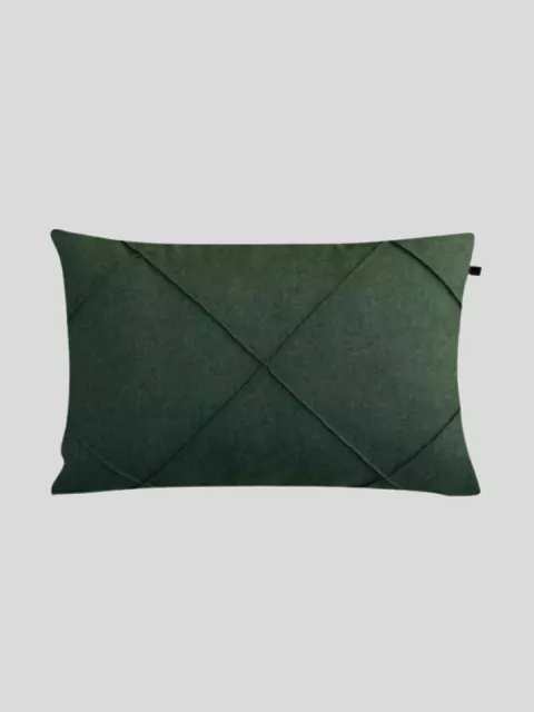 Capa de Almofada Retangular Linho Verde 30x45cm