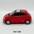Miniatura Fiat 500 vermelho