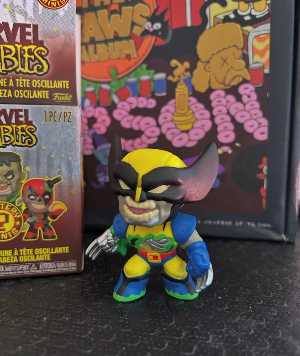 funko marvel zombies zombie wolverine 1/6 mystery minifigure [loose]
