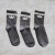 Medias Adidas 3/4 Negras con Rayas Blancas y Flor Blanca