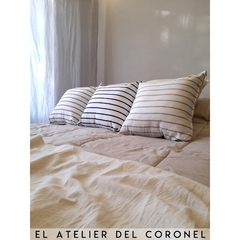 ALMOHADON GABARDINA RAYADO 40x40 en internet