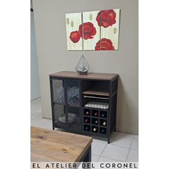 VAJILLERO / BAHIUT CON VINOTECA - EL ATELIER DEL CORONEL