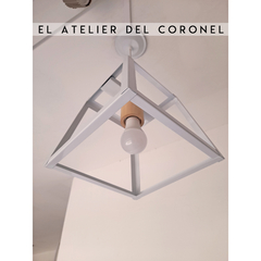 OUTLET Lámpara trapecio chica (PRECIO EN DESCRIPCIÓN) - EL ATELIER DEL CORONEL