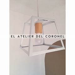 Lampara trapecio chica - EL ATELIER DEL CORONEL