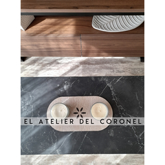 Mesa Ratona Símil Mármol - EL ATELIER DEL CORONEL