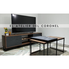 RACK TV CUATRO PATAS 180cm - EL ATELIER DEL CORONEL