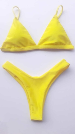 biquíni basic lyly amarelo - comprar online