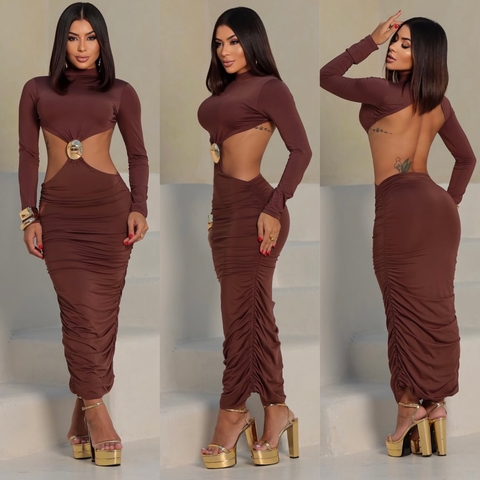Vestido Pérola de manga fluit - comprar online