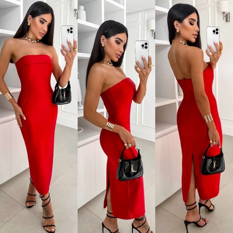 Vestido stella acetinado tomara que caia - comprar online