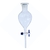 Funil de Separação Squibb 250mL em Vidro Com Rolha e Torneira de PTFE Und - Plglass