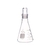 Erlenmeyer 500mL em Vidro Graduado Boca Estreita e Tampa de Vidro St32 Und – Pyrex
