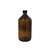 Frasco de Vidro Âmbar 500mL com Tampa Rosca e Batoque Boca 24mm Und